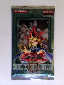 Yu-Gi-Oh! Soul of the Duelist 1st Edition Booster Pack Sealed - Image 1
