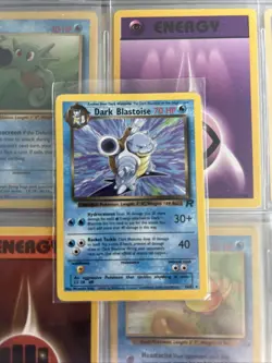 Pokemon TCG Dark Blastoise 20/82 Rare Non-Holo Card 1st Edition - Image 1