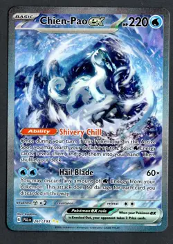 Pokemon Cards Chien-Pao ex 261/193 Illustration Rare Paldea Evolved - (NM) - Image 1