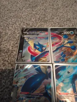 Greninja V-Union 4 Card Promo Set SWSH155-SWSH158 Black Star Promo Holo Pokemon - Image 2