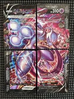 Mewtwo V-UNION [Set of 4] SWSH: Sword & Shield Promo Cards Holo - Image 1