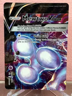 Mewtwo V-UNION [Set of 4] SWSH: Sword & Shield Promo Cards Holo - Image 2