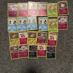 Pokemon card lot with the charms on it - Image 1