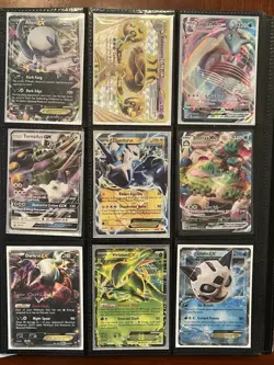 Vintage Pokemon Card Binder Lot Of 27 Cards! Full Art, Holos, Mega, Ex, + MORE - Image 2