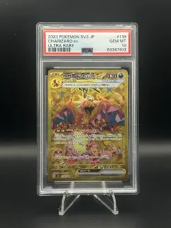 Pokemon Charizard EX 139/108 Ultra Rare Card PSA 10 Gem Mint, Japanese - Image 1