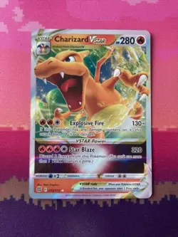 Pokemon Card Charizard VSTAR 018/172 Brilliant Stars Ultra Rare Mint - Image 1