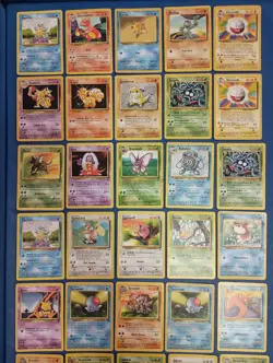 130 Pokemon Card Lot Base Set, Base Set 2, Fossil, Jungle, Neo Genesis & More! - Image 3