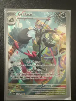 Pokemon TCG Grafaiai Card 223/193 IR Sv02: Paldea Evolved 2023 - Image 1