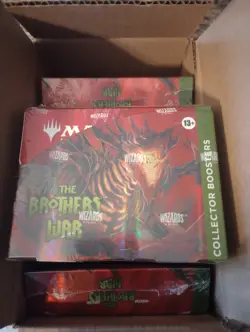 Sealed The Brothers' War Collector Booster Box BRO Magic MTG -Case Fresh - Image 1