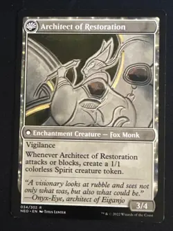 1x The Restoration Of Eiganjo (34) Kamigawa Neon Dynasty LP MTG Magic x1 MKE - Image 2