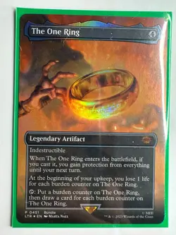 MTG LTR The One Ring (Borderless) (LTRBUNDLE) (UMP) 451 FOIL NM/M - Image 1