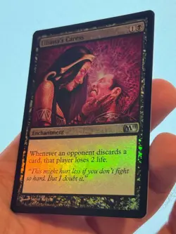 1X FOIL Liliana's Caress NM MTG Magic M11 Core Set Black Commander Staple EDH - Image 3