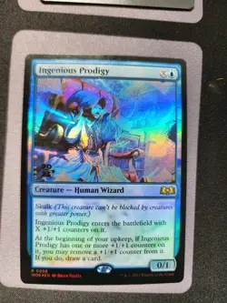 Ingenious Prodigy [Wilds of Eldraine Prerelease Promos] Magic MTG - Image 1