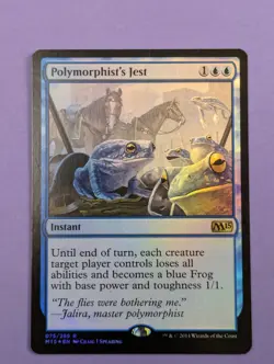 MTG Magic The Gathering: Magic 2015: Polymorphist's Jest Foil Rare #076/269 - NM - Image 1