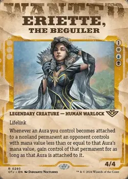Eriette, the Beguiler - Foil Extended Art Showcase OTJ NM MTG - Image 1