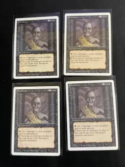 MtG 4x Pestilence Revised Magic the Gathering (Enchantment) - Image 1