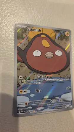 Pokemon TCG: Stunfisk Illustration Rare 118/086 SV: White Flare - Image 2