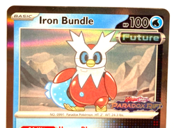 Pokemon Iron Bundle Paradox Rift Stamped + FREE extra Rare card! Black Star - Image 2