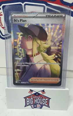 Pokemon TCG N's Plan 170/086 Sir Black Bolt Special Illustration Rare - Image 1