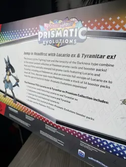Pokemon Prismatic Lucario Tyranitar ex Premium Collection Sams Club - Lot of 2 - Image 4