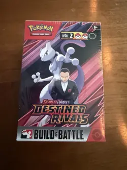 Pokemon Destined Rivals Build and Battle Box New Sealed (4 boosters, 1 promo) - Image 1