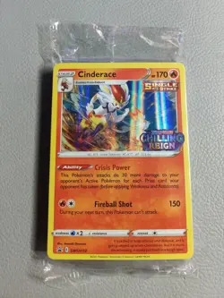 Cinderace Holo | Sealed | Black Star Prerelease Promo SWSH112 | Pokemon - Image 1