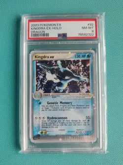 2003 Pokemon EX Dragon - Kingdra EX #92/97 Holo | PSA 8 NM-MINT - Image 1