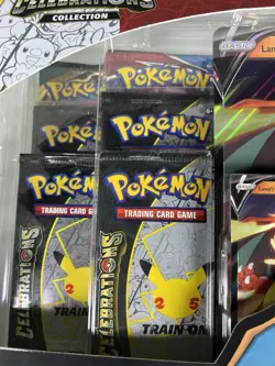 Pokemon TCG: Celebrations Collection Box Lance's Charizard V New Sealed Pikachu - Image 4