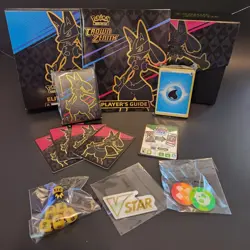 Pokemon Crown Zenith OPENED Elite Trainer Box - Accessories Included NO PACKS - Image 1