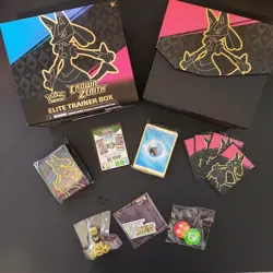 Pokemon Crown Zenith OPENED Elite Trainer Box - Accessories Included NO PACKS - Image 2