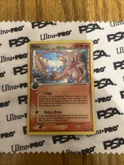Pokemon TCG Mew 3/17 Delta Series Holo Pokeball Error Back Pop Series 5 - Image 2