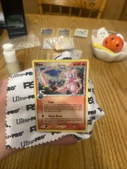Pokemon TCG Mew 3/17 Delta Series Holo Pokeball Error Back Pop Series 5 - Image 3
