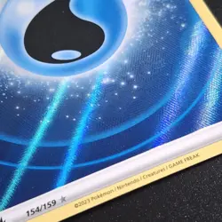 Pokemon TCG Water Energy (Texture Full Art) 154/159 Crown Zenith Holo Nm/M - Image 2