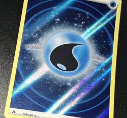 Pokemon TCG Water Energy (Texture Full Art) 154/159 Crown Zenith Holo Nm/M - Image 4