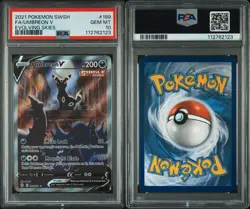 Pokemon TCG 2021 Umbreon V 189/203 Alt Art Evolving Skies GEM MINT PSA 10 - Image 1