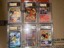 Pokemon Tcg Lot Of 6 (CGC SLABS) - Image 1