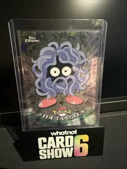 Chrome Topps Pokemon 114 Tangela NM - Image 1