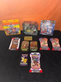 Large Sealed Pokemon Lot, mixed sets , collection Lightning power box - Image 1