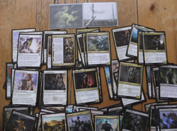 120 MTG card common/uncommon bundle job lot + 2 protectors Magic the Gathering - Image 2