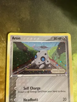 Aron 48/92 EX Legend Maker Reverse Holo Stamped 2006 Pokemon Card - Image 2