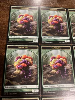 18x Saproling Creature Tokens MTG Magic The Gathering Mixed Card Lot Collection - Image 2