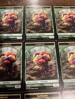 18x Saproling Creature Tokens MTG Magic The Gathering Mixed Card Lot Collection - Image 3