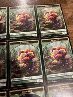 18x Saproling Creature Tokens MTG Magic The Gathering Mixed Card Lot Collection - Image 4