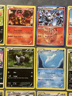 Pokemon Cards Lot 2013-2018 Rare Volcanion Chandelure Chimchar Monferno Persian - Image 3