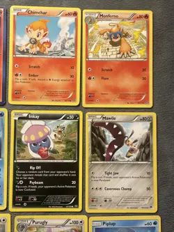 Pokemon Cards Lot 2013-2018 Rare Volcanion Chandelure Chimchar Monferno Persian - Image 4