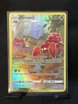 Pokemon TCG Parasect Trainer Gallery Holo Ultra Rare Card TG01/TG30 - Image 1