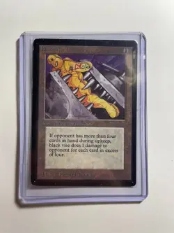 Black Vise (Beta Edition) Magic the Gathering MTG Card - Image 1
