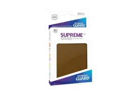 Ultimate Guard Supreme UX Card Sleeves 80 Count 66 x 91 mm Brown - Image 1