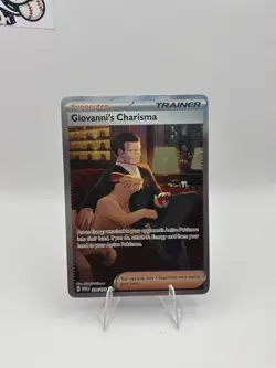Giovanni's Charisma 204/165 SIR - Pokemon Card - Scarlet & Violet 151 - Image 1