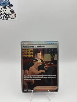 Giovanni's Charisma 204/165 SIR - Pokemon Card - Scarlet & Violet 151 - Image 5